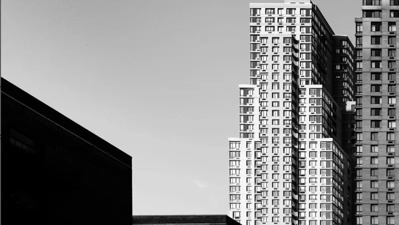 Architecture shape and shadow